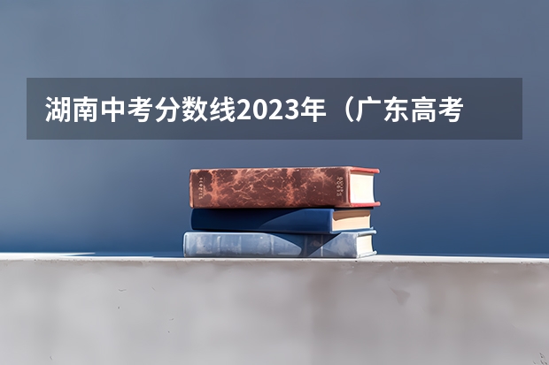 湖南中考分数线2023年（广东高考大专院校分数线排名,比较好的大专排行榜）