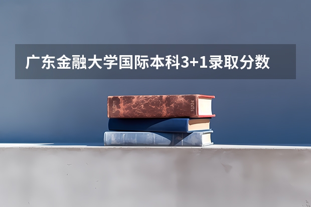 广东金融大学国际本科3+1录取分数线（2023三门峡中考录取分数线最新公布）