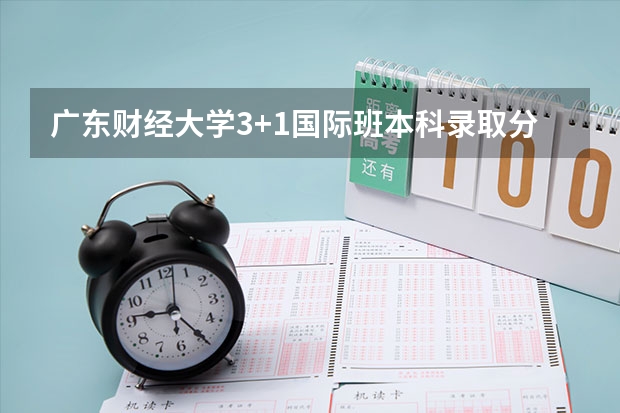 广东财经大学3+1国际班本科录取分数线（西藏高考总分及各科分数）