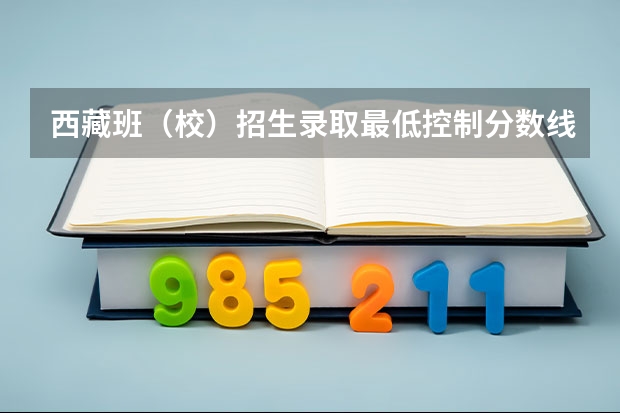 西藏班（校）招生录取最低控制分数线（山东高考总分及各科分数）