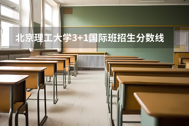 北京理工大学3+1国际班招生分数线（2023中山中考提前普高录取分数线公布）