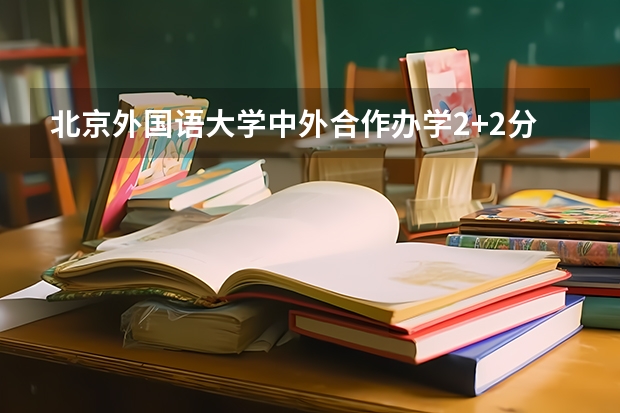 北京外国语大学中外合作办学2+2分数线 最低分数线出炉