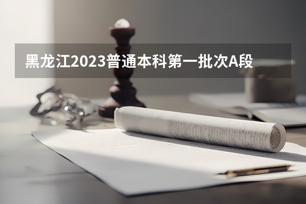 黑龙江2023普通本科第一批次A段平行志愿投档分数线（河南2023定向培养军士政审体检控制分数线）