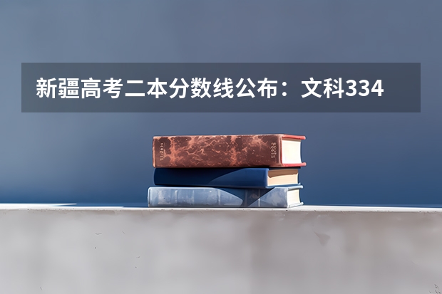 新疆高考二本分数线公布：文科334（广东金融大学国际本科3+1录取分数线）