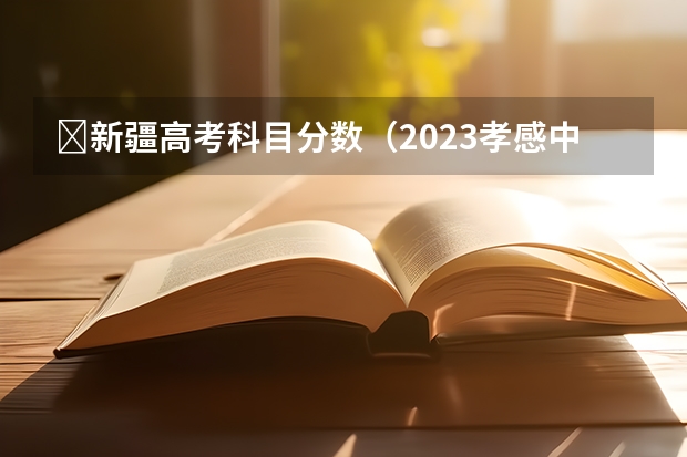 ​新疆高考科目分数（2023孝感中考录取分数线最新公布）