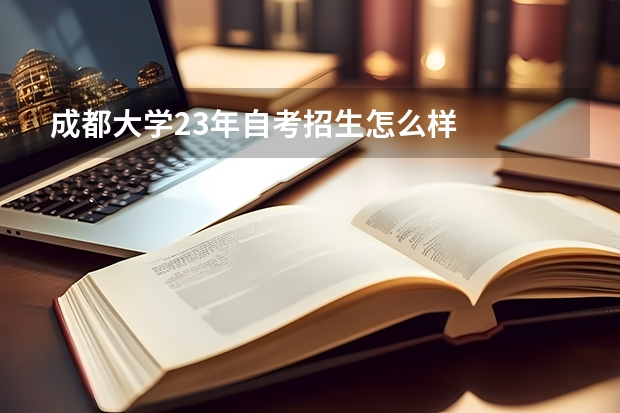 成都大学23年自考招生怎么样