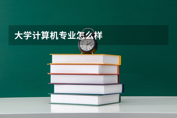 大学计算机专业怎么样