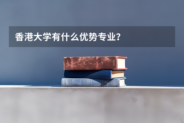 香港大学有什么优势专业？