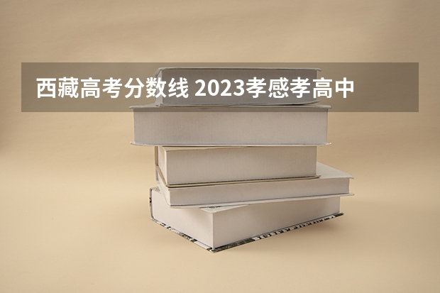 西藏高考分数线 2023孝感孝高中考录取分数线最新公布