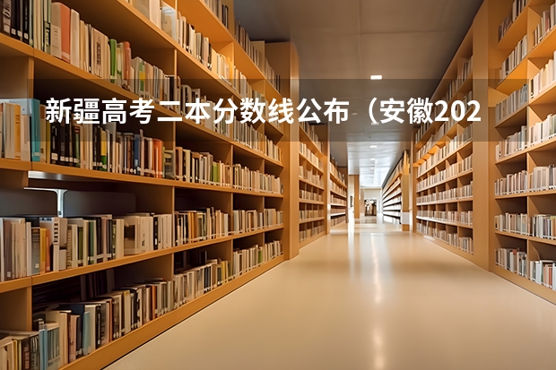 新疆高考二本分数线公布（安徽2023高考本科第一批院校投档分数线及位次【文科】）